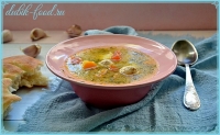 Рисовый суп с фрикадельками